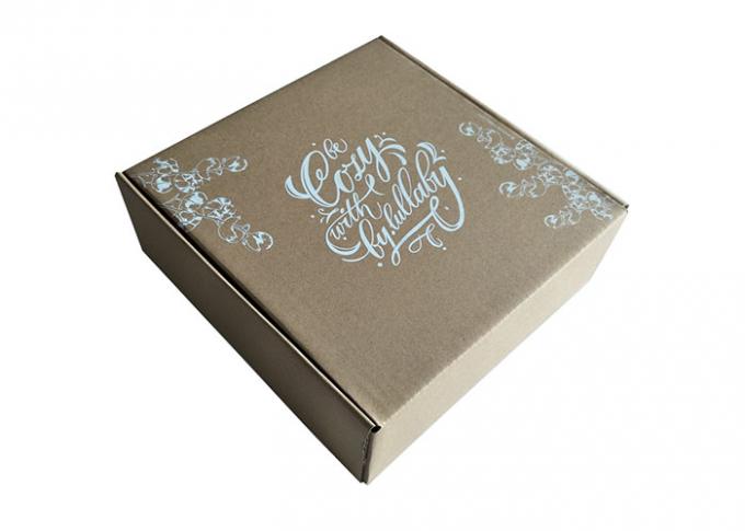 덮개 박판 갈색 포장지 접을 수있는 상자, 접을 수 있는 브라운 광장 선물 상자