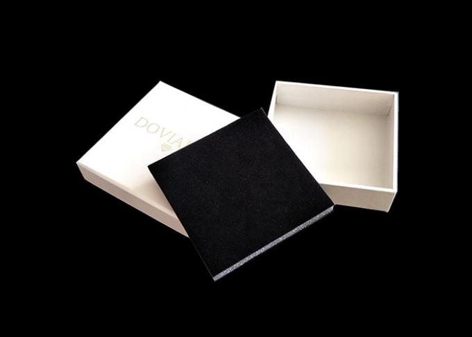 장식 백색 마분지 선물 상자, 뚜껑 쟁반 삽입을 가진 존재하는 상자