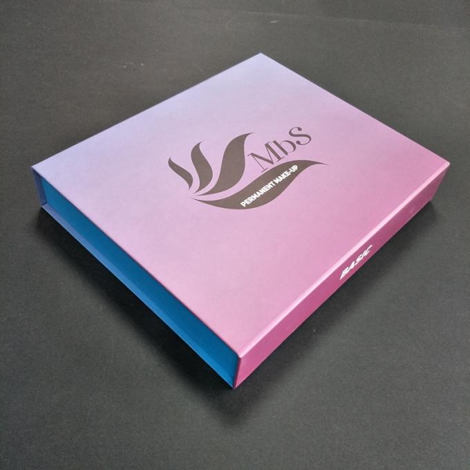 공상 분홍색 상오리 안쪽에 색깔에 의하여 인쇄되는 주문 화물 박스 최고 자석 마감