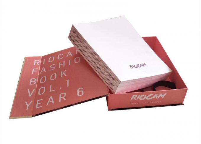 잡지 책 모양 상자 마분지 종이 Cmyk 인쇄 색깔 자석 마감