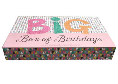 소녀 복장을 위해 포장하는 책에 의하여 형성된 상자 다채로운 Handmade 선물을 주문 설계하십시오