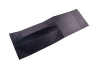 UV 로고에 의하여 인쇄되는 두꺼운 종이 접히는 선물 상자, 뚜껑을 가진 까만 선물 상자 협력 업체