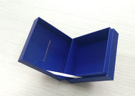 파란 두꺼운 종이 시계 책 모양 상자 광택 있는 박판은 라이트급 선수를 상자에 넣습니다 협력 업체