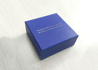 파란 두꺼운 종이 시계 책 모양 상자 광택 있는 박판은 라이트급 선수를 상자에 넣습니다 협력 업체