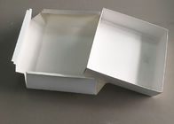 접을 수 있는 백색 엄밀한 두꺼운 종이 선물 카드 상자 모자 패킹 뚜껑 정상 사각 협력 업체