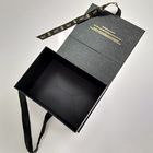장식적인 디자인 아름다운 리본을 가진 접히는 선물 상자 블랙 리스트 모양 협력 업체