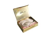 마분지 자석 책 모양 상자 광택 있는 금 종이 머리 연장 포장 협력 업체