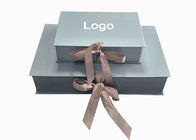 아기 옷 포장을 위한 금속 색깔 Papercraft 선물 상자 돋을새김된 로고 협력 업체