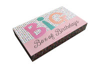 소녀 복장을 위해 포장하는 책에 의하여 형성된 상자 다채로운 Handmade 선물을 주문 설계하십시오 협력 업체