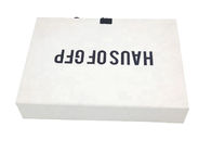 복장 포장을 위한 백색 편평한 접히는 리본 자석 마감 선물 상자 쉬운 수송 협력 업체