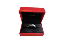 사랑스러운 방안지 선물 상자 귀걸이/결혼 반지를 위한 작은 호화스러운 보석 팩 협력 업체