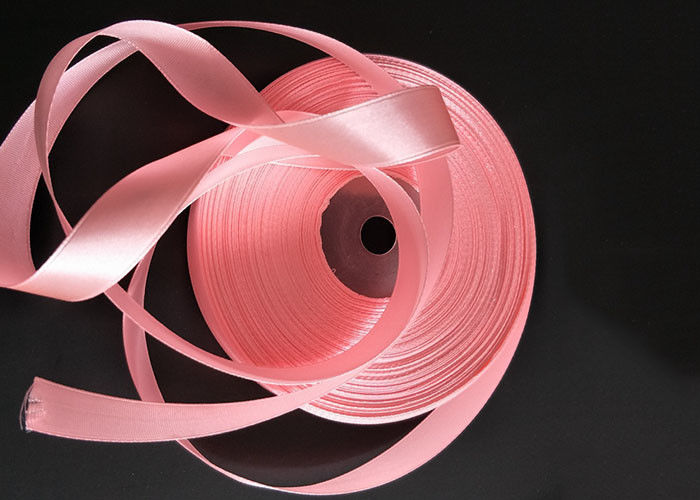 얇은 분홍색 색깔 그로그레인 리본 부피 매끄러운 지상 재생가능 물질 협력 업체
