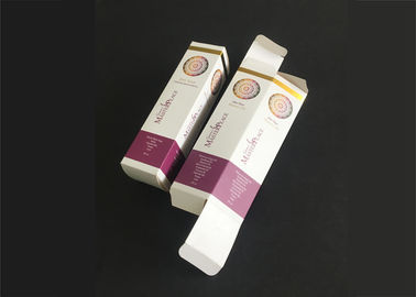 중국 두꺼운 마분지 피부 관리 화장품 제품을 위한 접히는 선물 카드 상자 가득 차있는 인쇄 공장