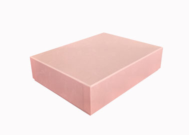 중국 우아한 분홍색 뚜껑 및 기본 상자, 앨범을 위한 주문을 받아서 만들어진 크기 마분지 선물 상자 공장