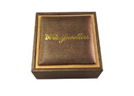 금 각인 로고 장식적인 선물 상자 목걸이는 거품 우단 원료를 쌉니다 협력 업체